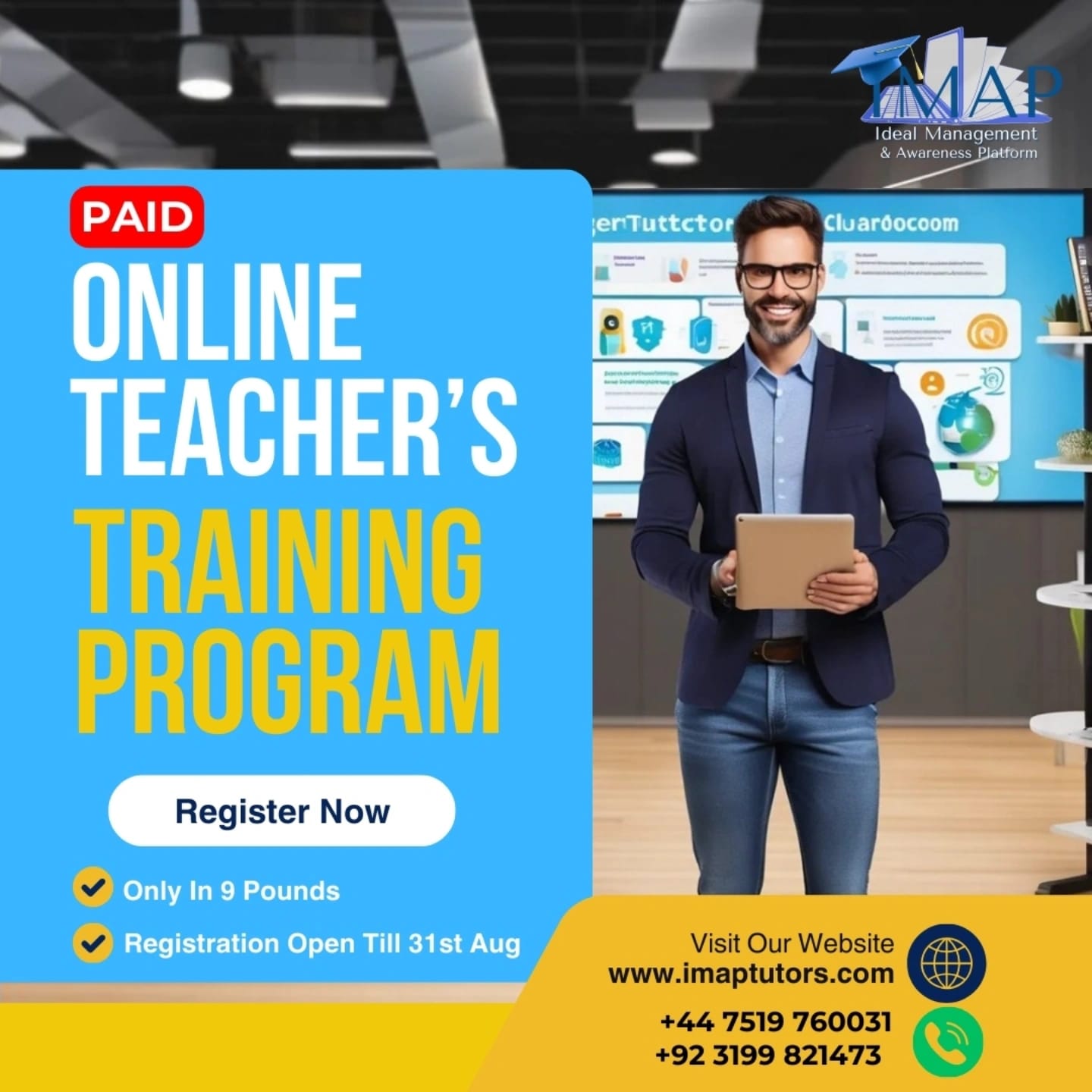 Online Teacher Training Courses Banner