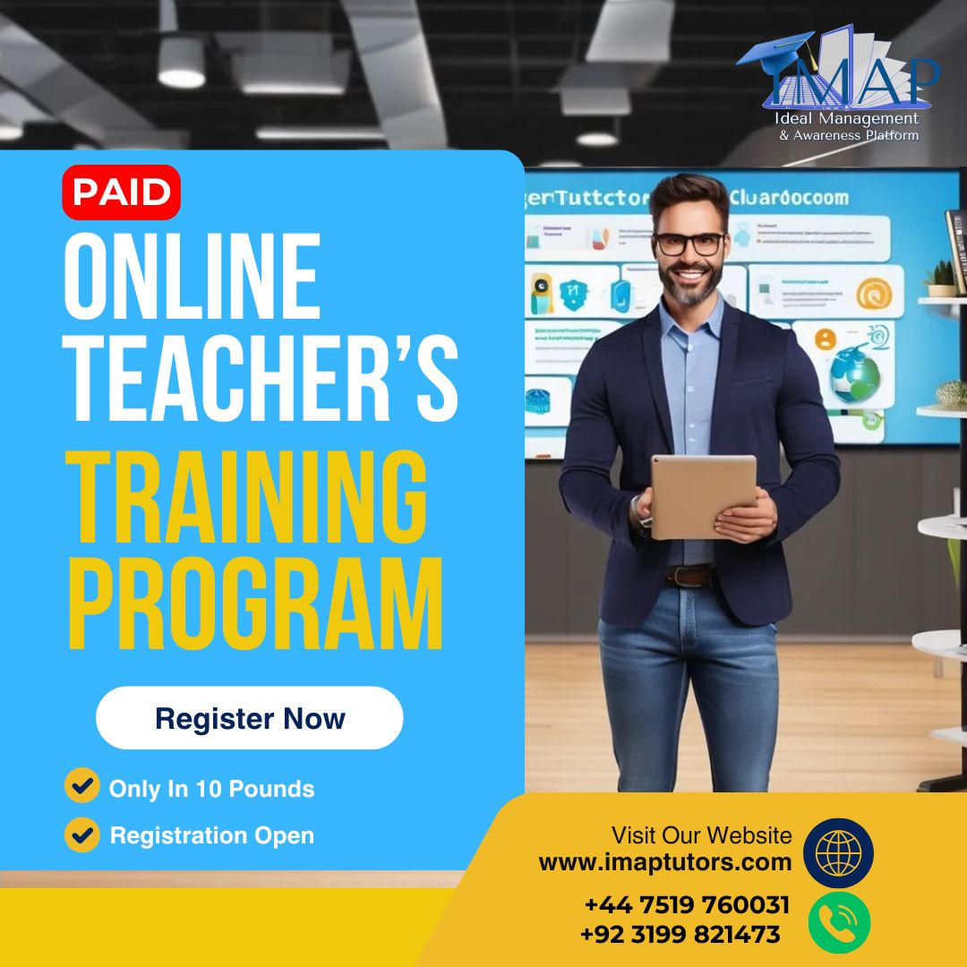 Online Tutor Training Teacher Training