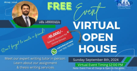 Open House Virtual Event on 8th September, 2024 by IMAP Online Tutors